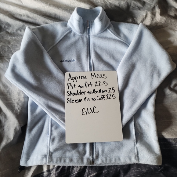 Columbia Fleece Zip Up Blue Size XL - Picture 5 of 5